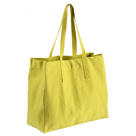 Shopping bag cotton Iona bergamote 