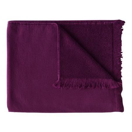 Bath sheet organic cotton Luna purple rain 100