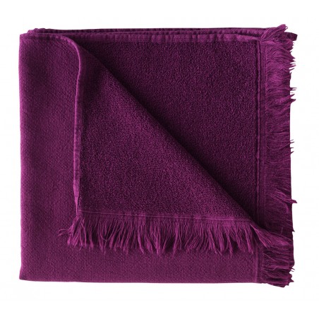 Bath towel organic cotton Luna purple rain 50