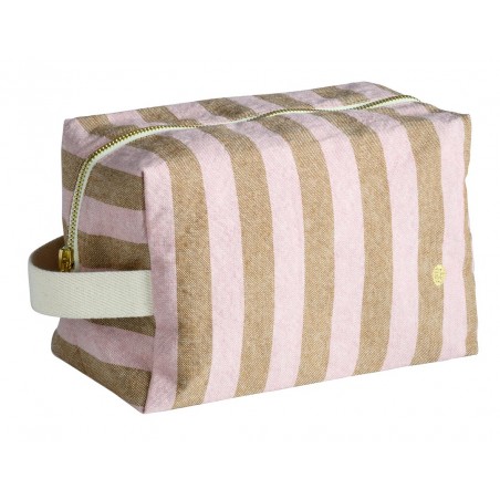 Pouch cube organic cotton Ray blush GM