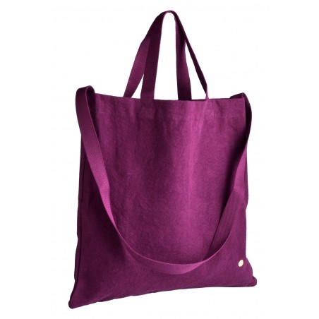 City bag organic cotton Iona purple rain 