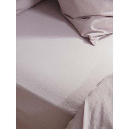 Fitted sheet organic cotton Celeste  