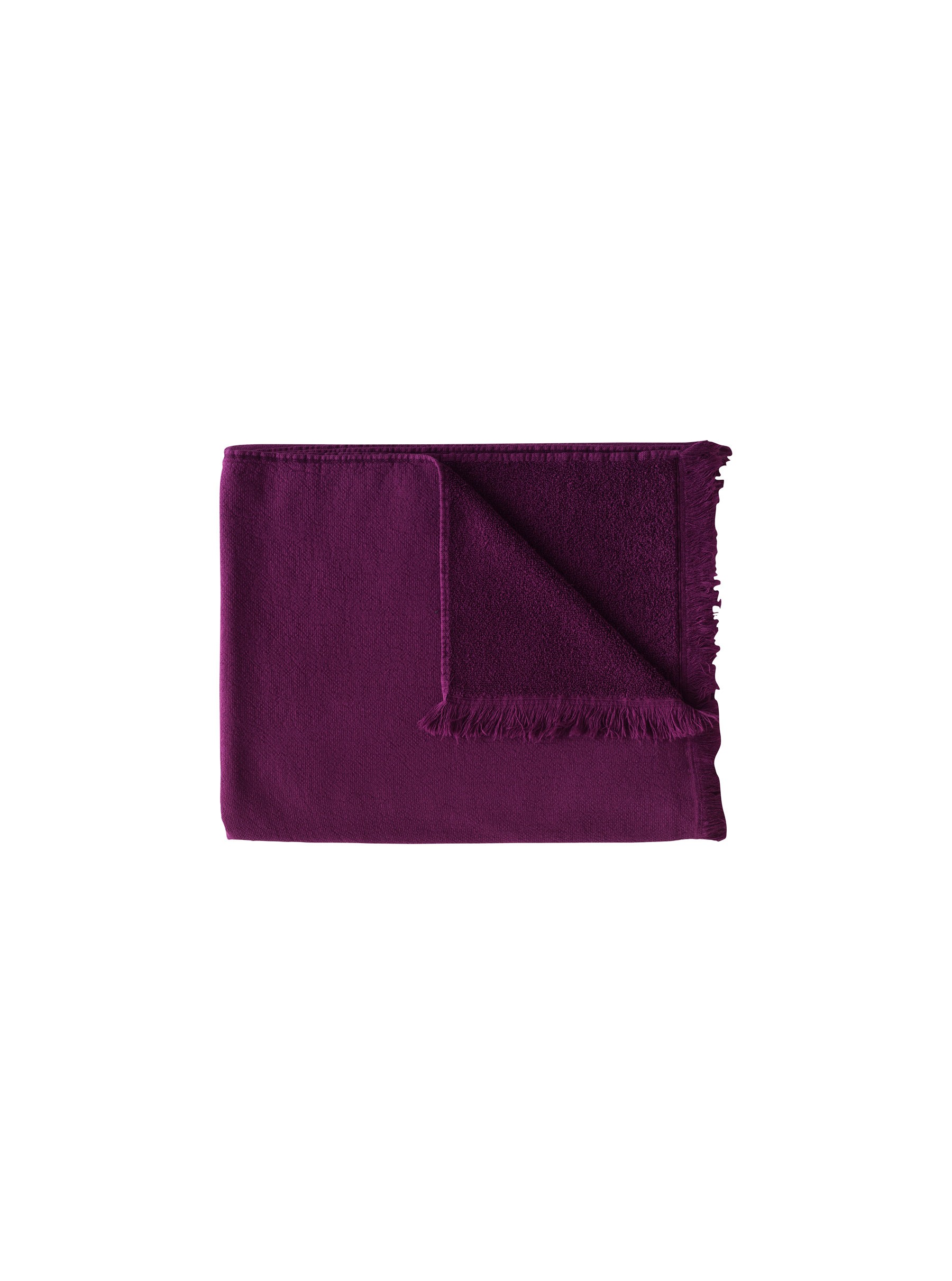 Maxi drap de bain coton bio violet