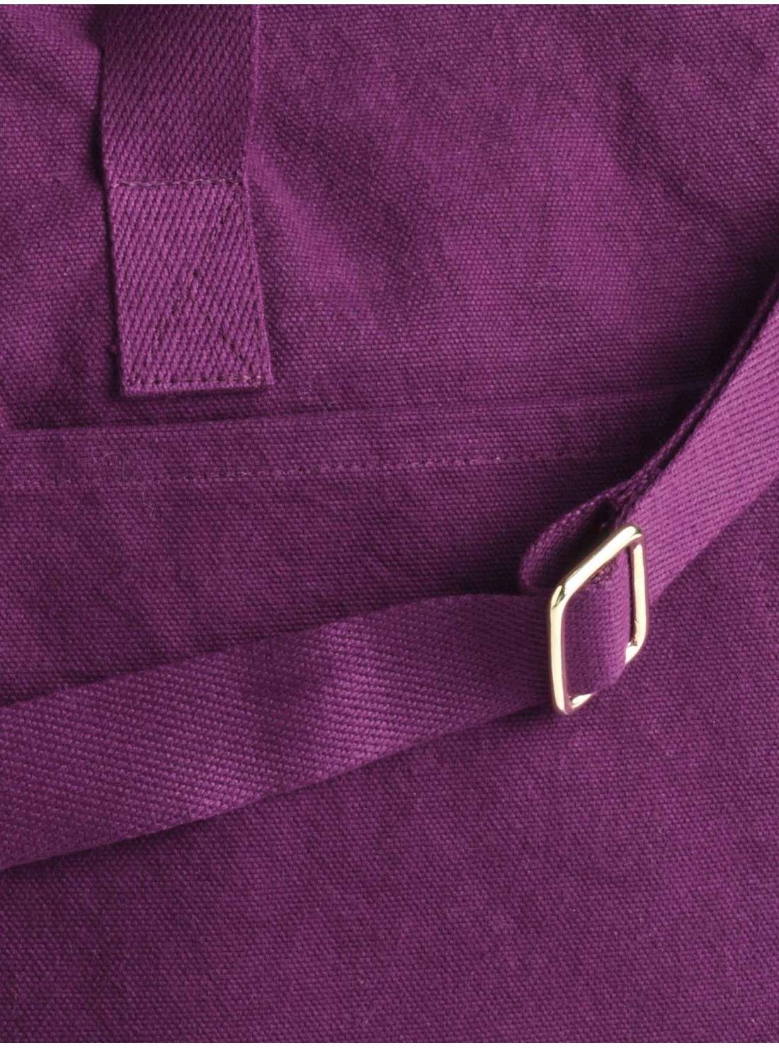 Sac voyage coton bio violet