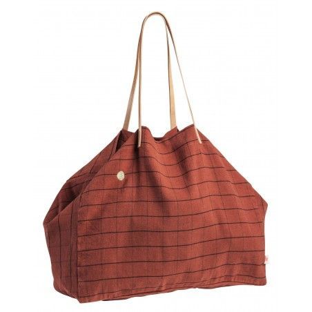 Shopping bag Oscar cotton No Waste terracotta 