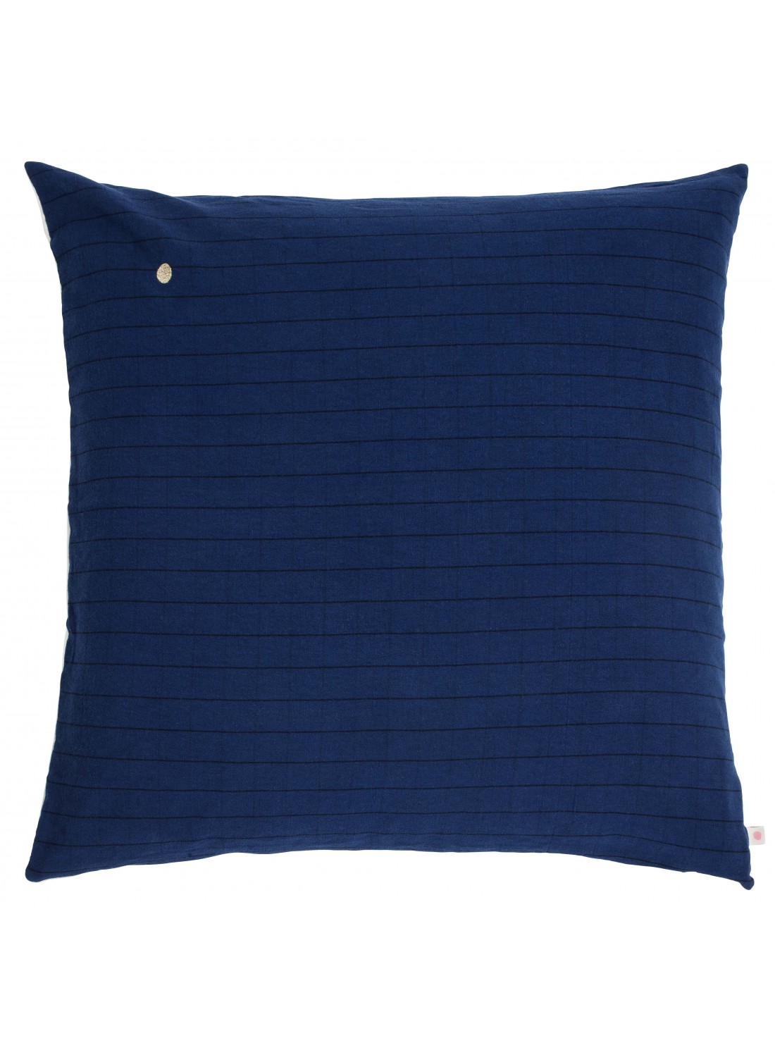Cushion cover linen and cottonOscar encre 78