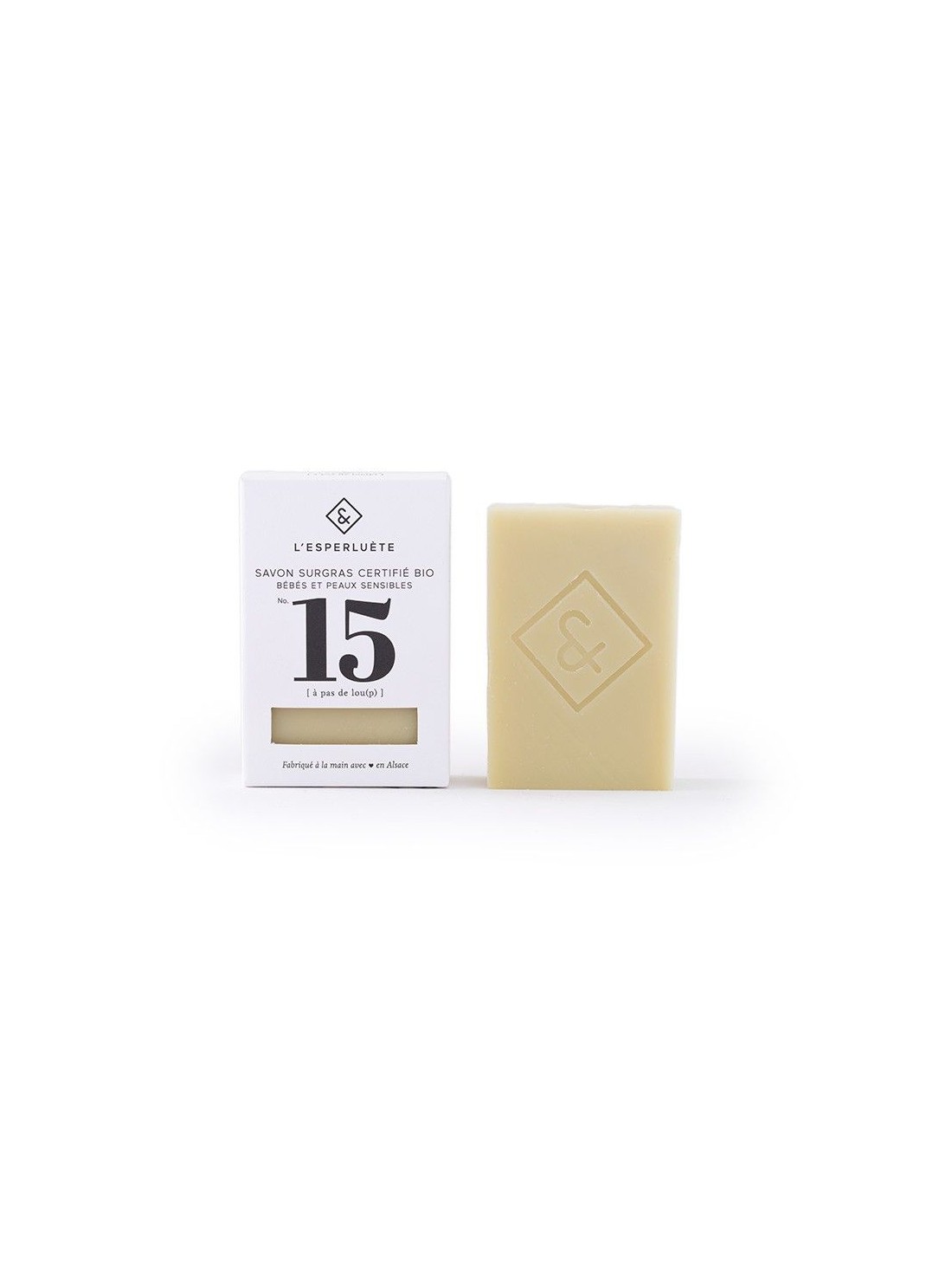 Product photo Extra rich soap organic certified n°15