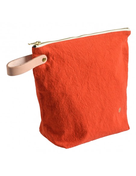 Toiletry bag cottonIona tangerine GM