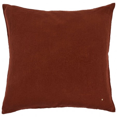 Cushion cover hemp Mona caramel 80