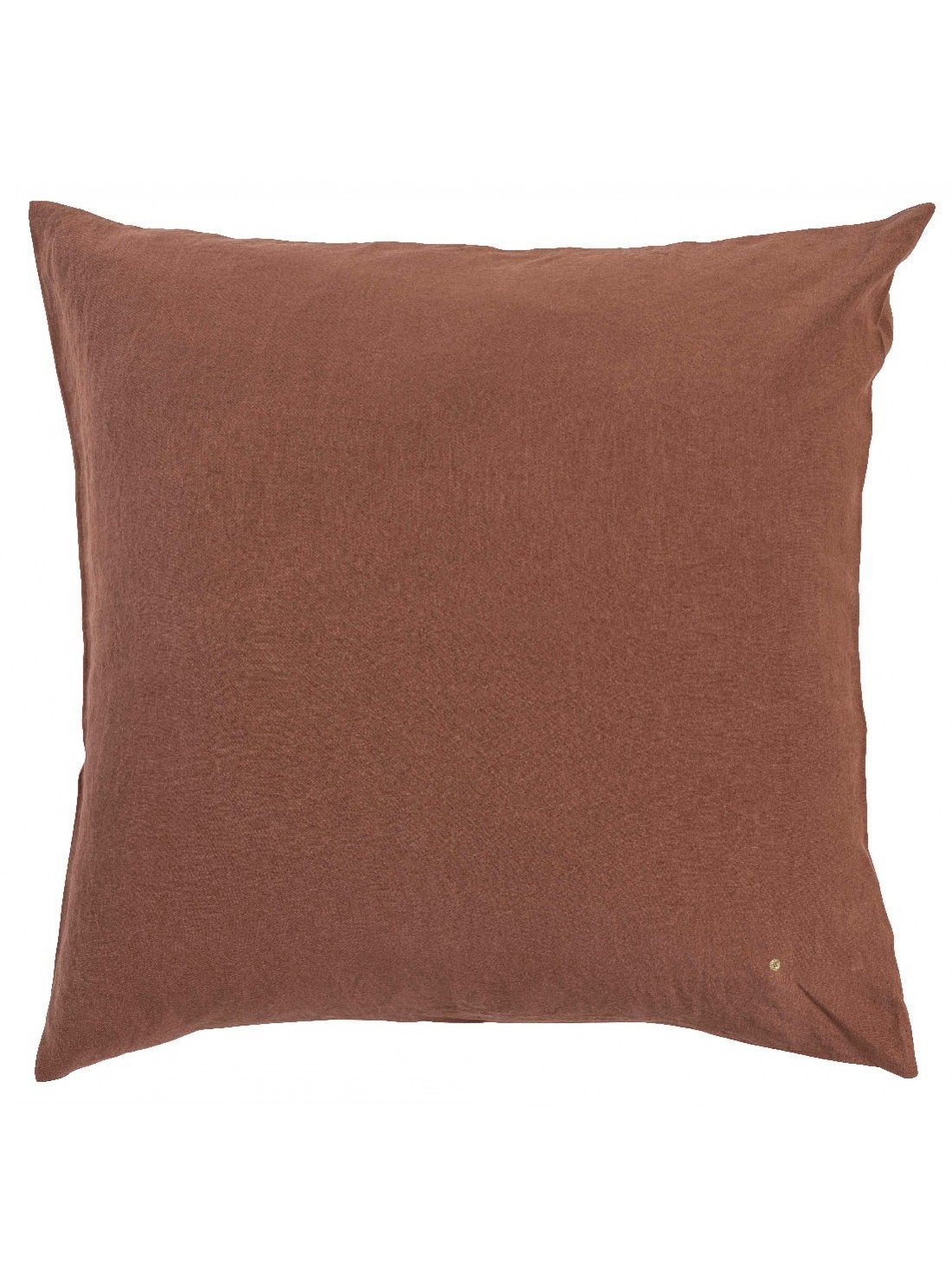 Cushion cover hempMona rhubarbe 80