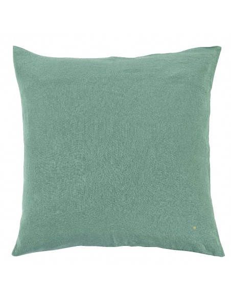 Cushion cover hempMona celadon 80