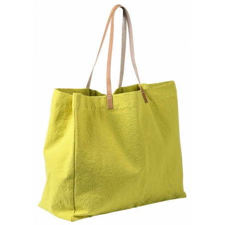 Shopping bag organic cotton Iona bergamote 