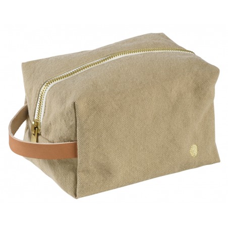 Trousse cube coton Iona ginger PM