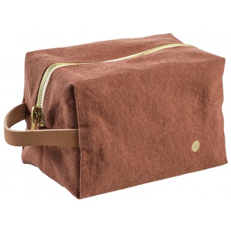 Pouch cube cotton Iona rhubarbe PM