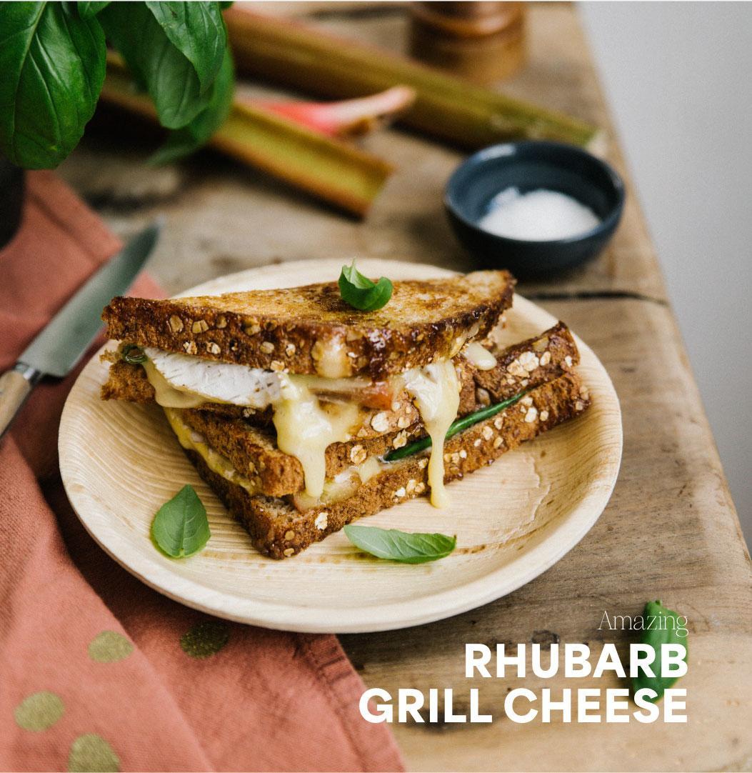 rhubarb grill cheese